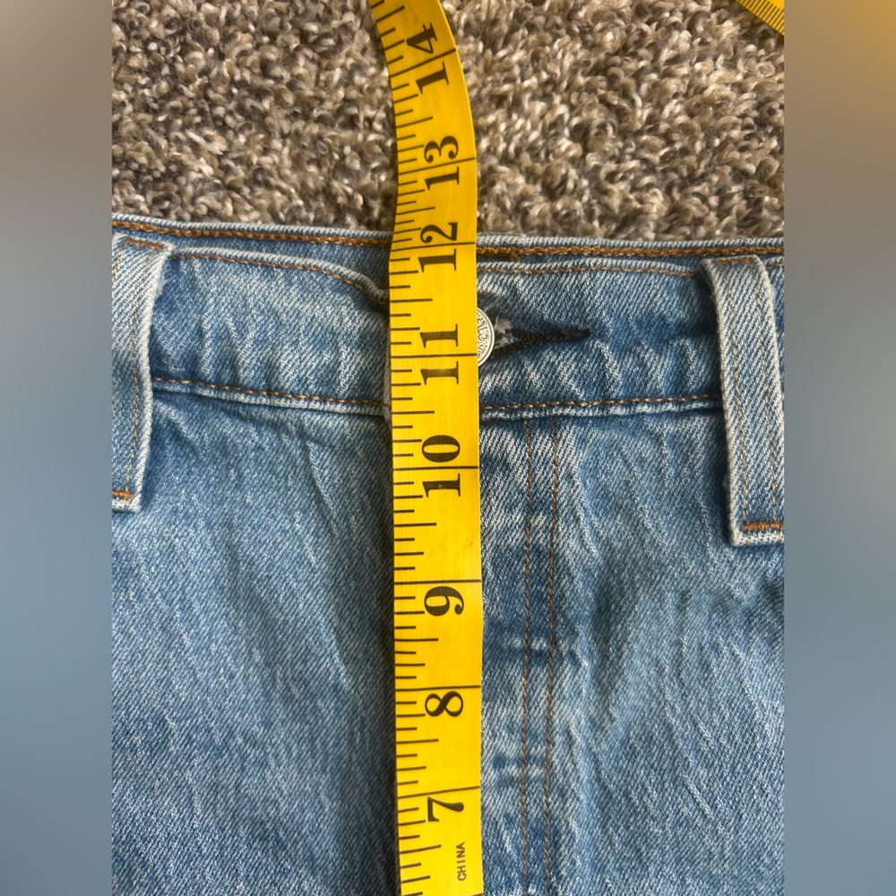Levi’s 501 women’s button fly cut off denim shorts size 32 - Picture 9 of 10